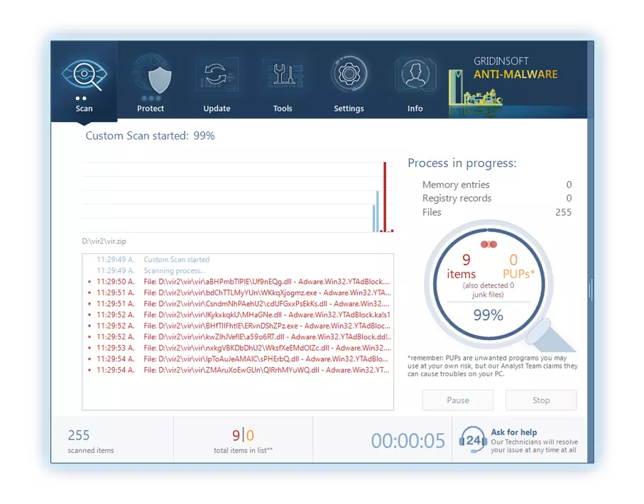 Scan for Trojan:Script/Phonzy.B!ml Trojan Viruses