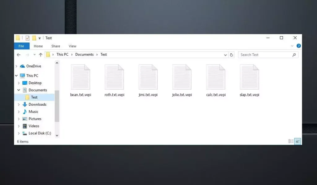 Vepi Files Ransomware