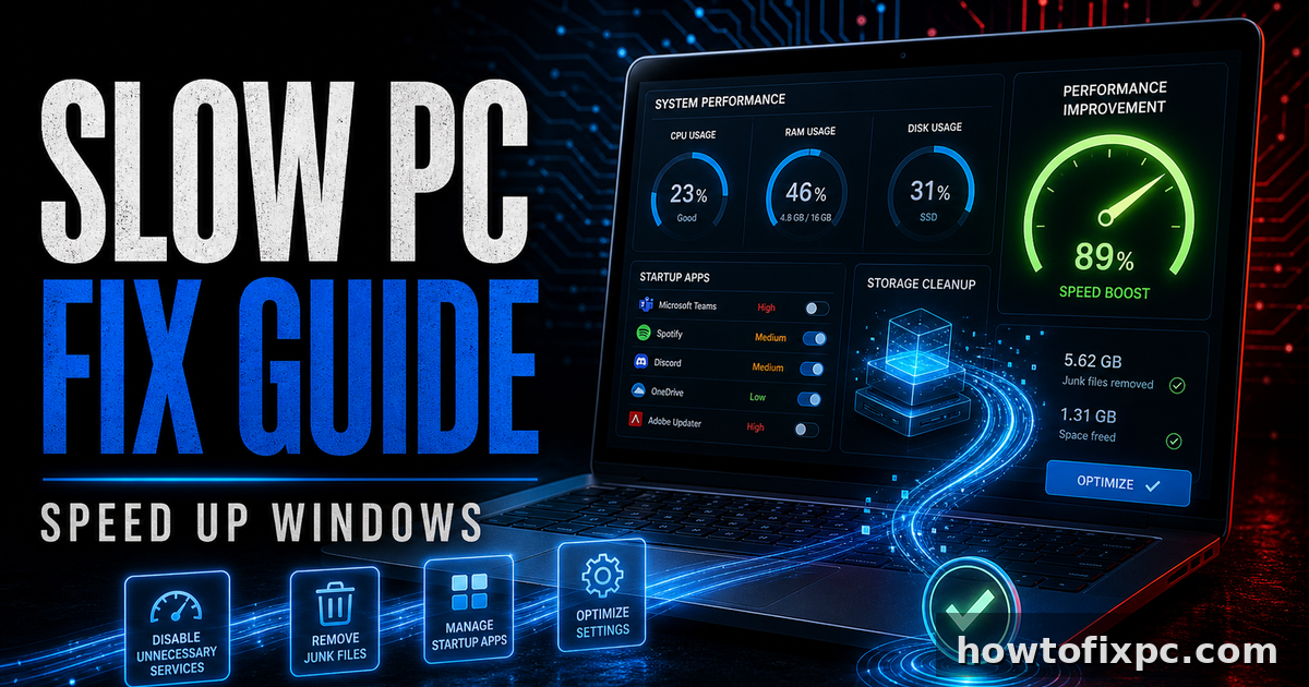 Computer Running Slow? A Practical Step-by-Step Fix Guide