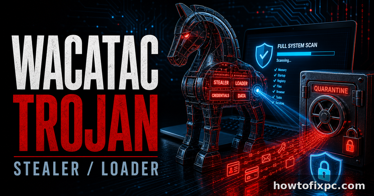 Trojan:Win32/Wacatac: What It Means and How to Remove It